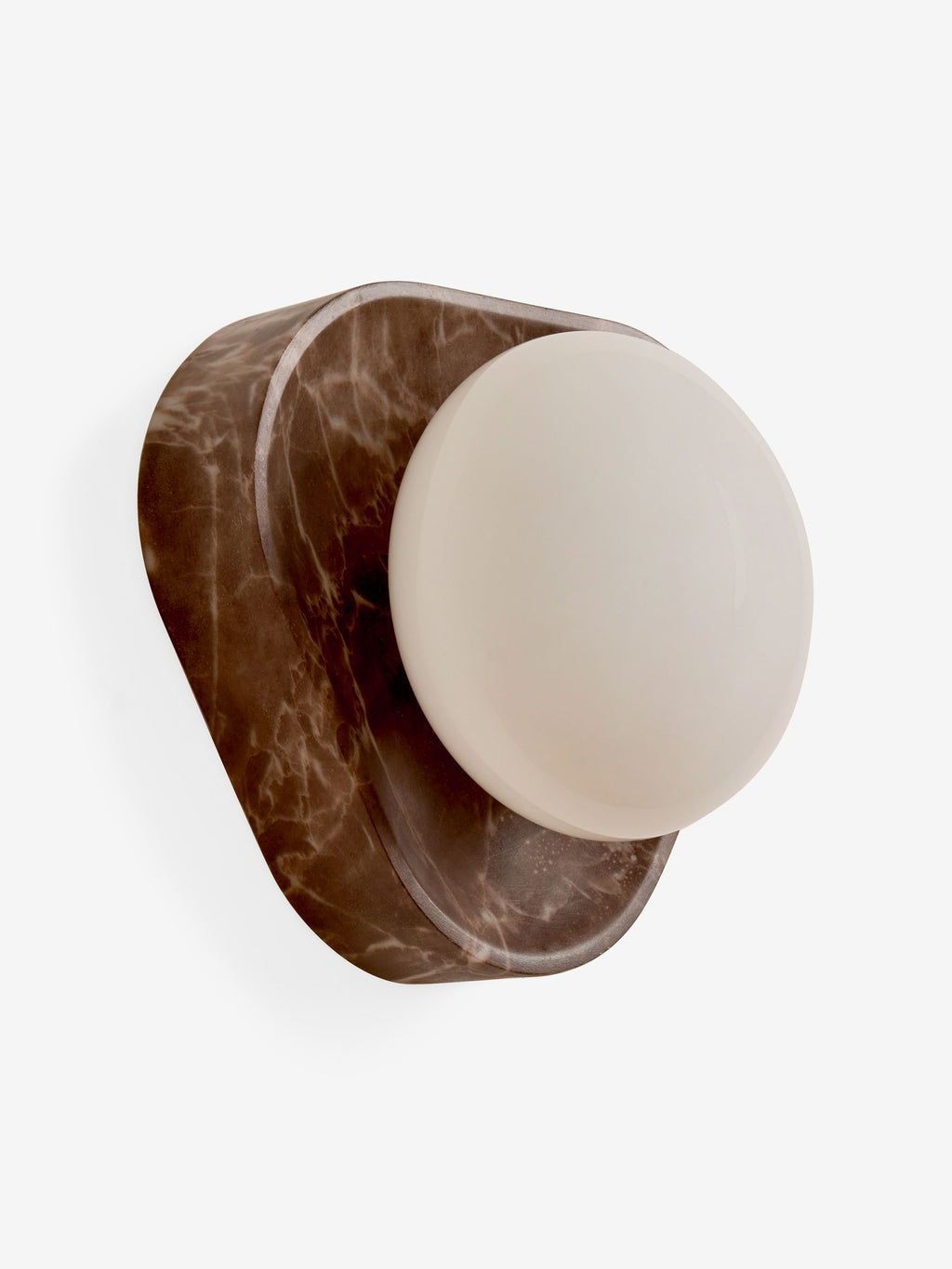 Wilf Wall Light in Red Marble Effect