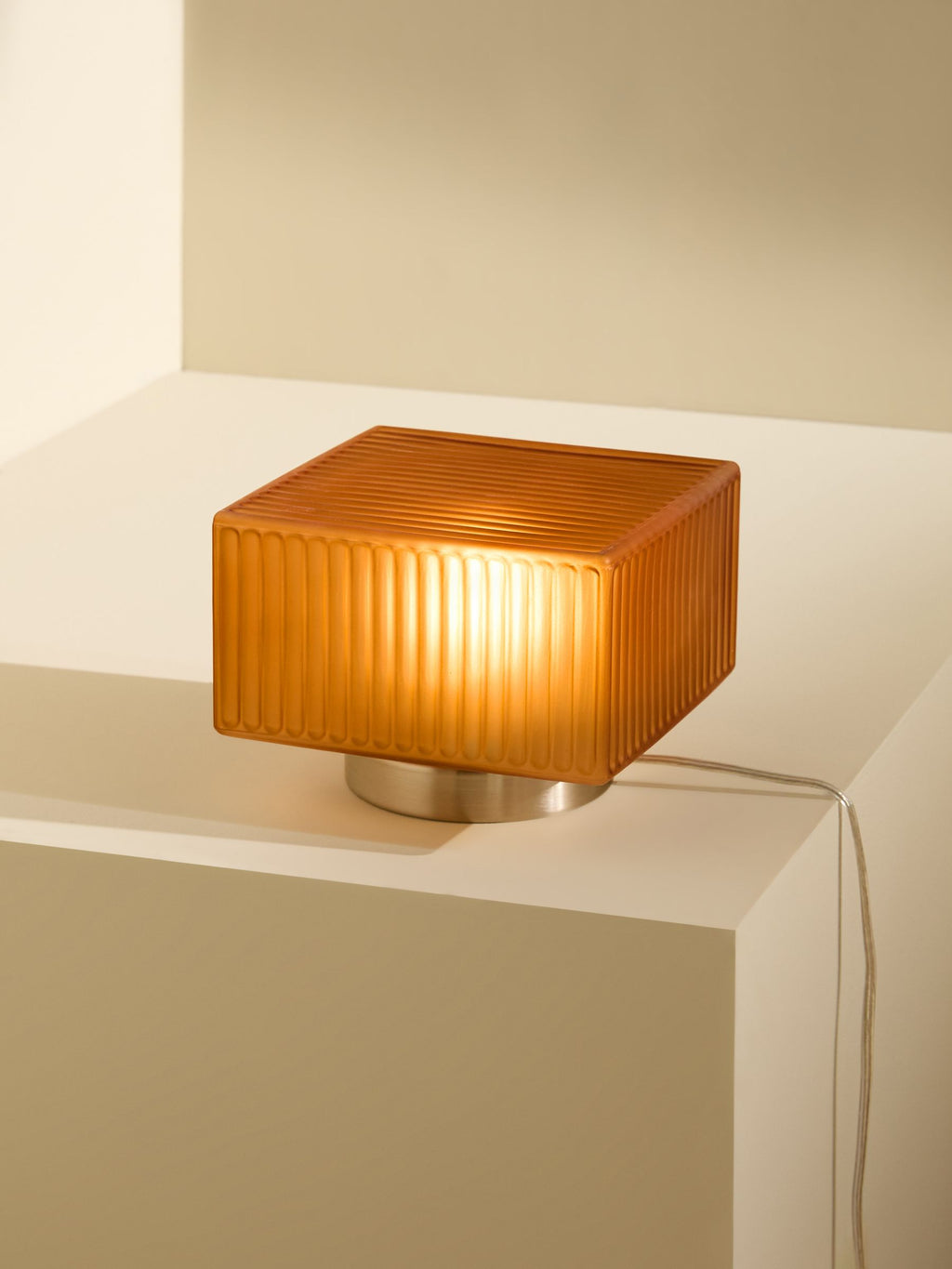 Alma Table Lamp in Brown/Silver