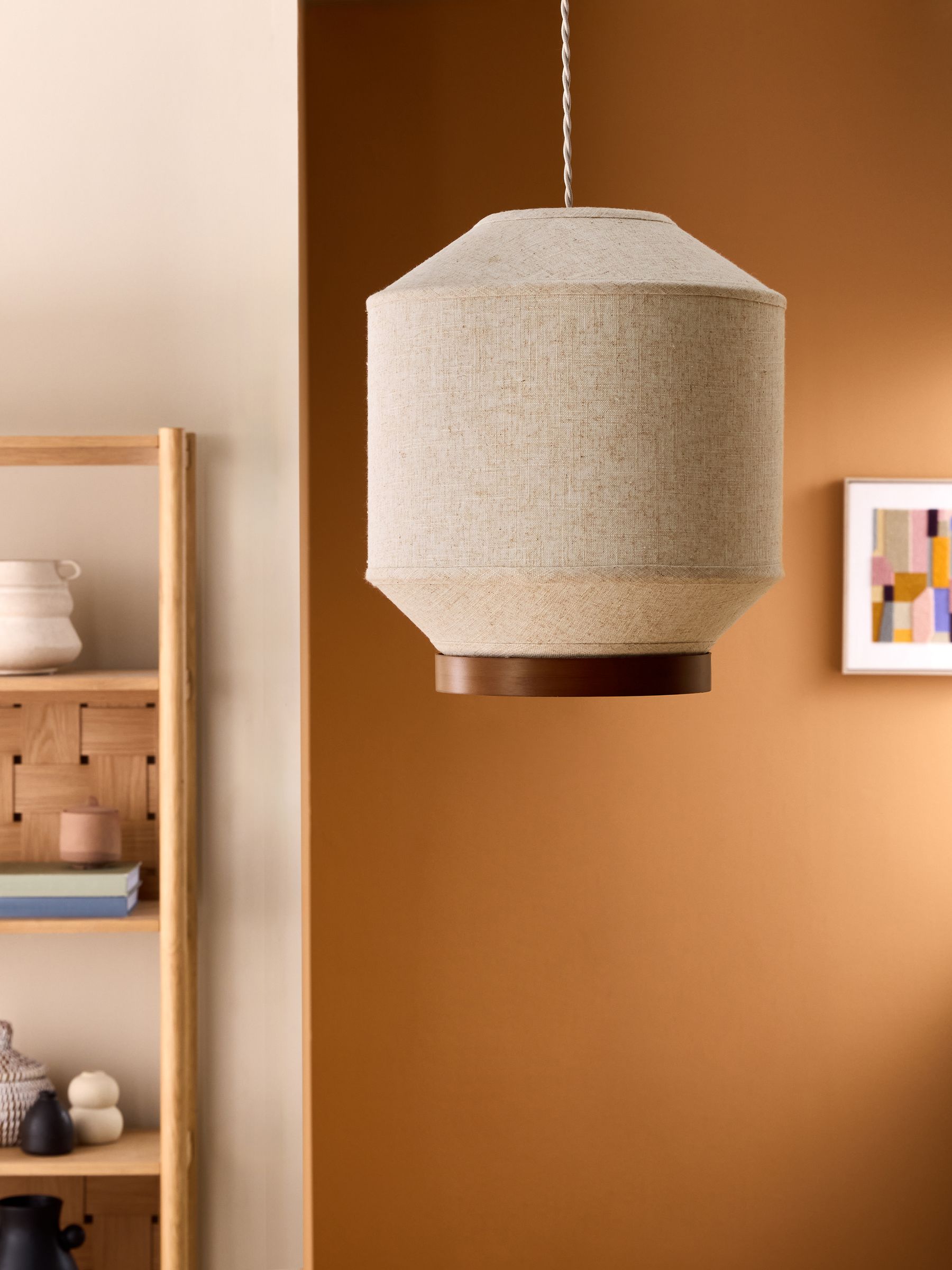 Layla Easyfit Shade in Cream/Wood