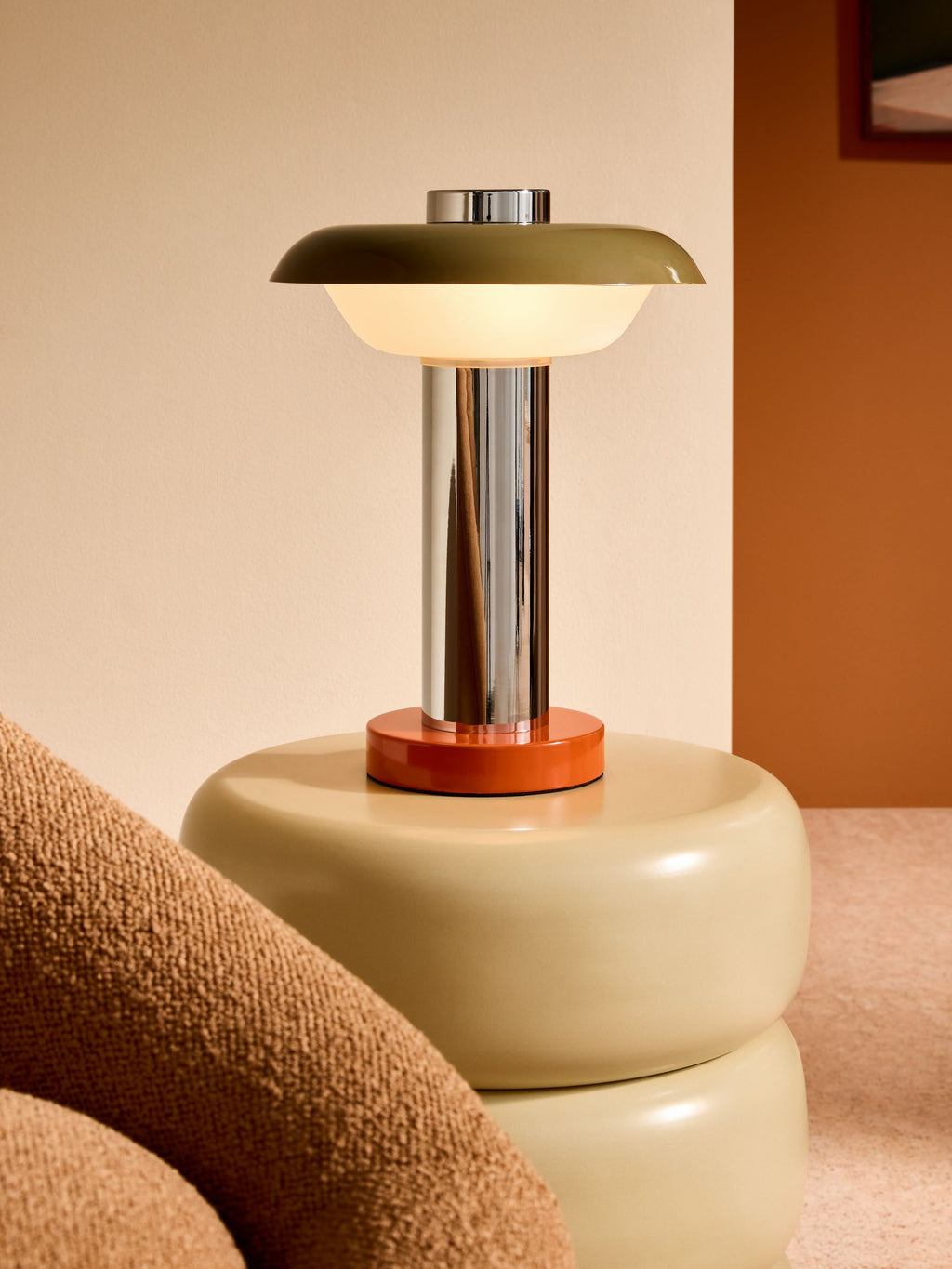 Eero Table Lamp in Chrome
