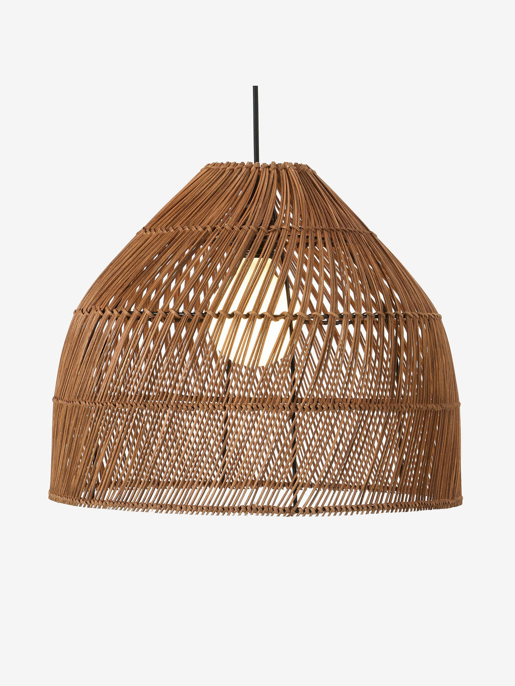 Java Small Lamp Shade in Dark Rattan